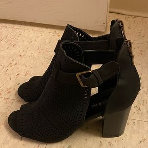 Black Block Heels